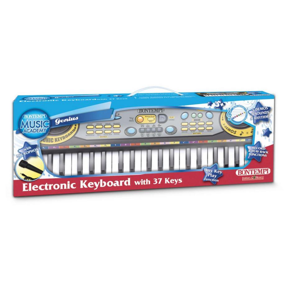 Van der Meulen  Bontempi Electro Keyboard + Microphone 37 Toets 