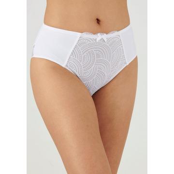 Culotte midi dentelle devant et dos.