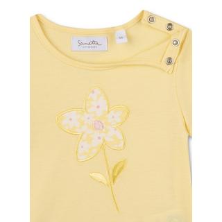 Sanetta Fiftyseven  Baby Mädchen T-Shirt Blume gelb 