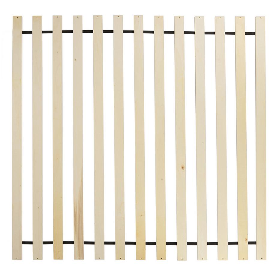 Beliani Lit à baldaquin en Bois d'hévéa  HERLIERE  