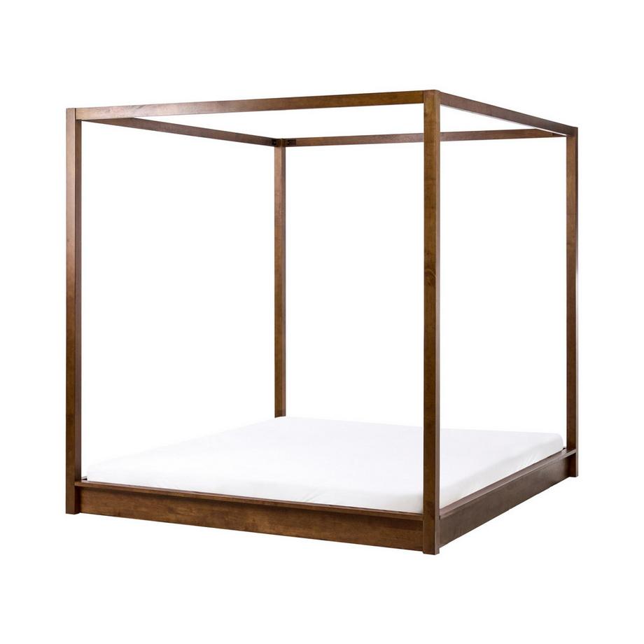 Lit à baldaquin en Bois d'hévéa  HERLIERE