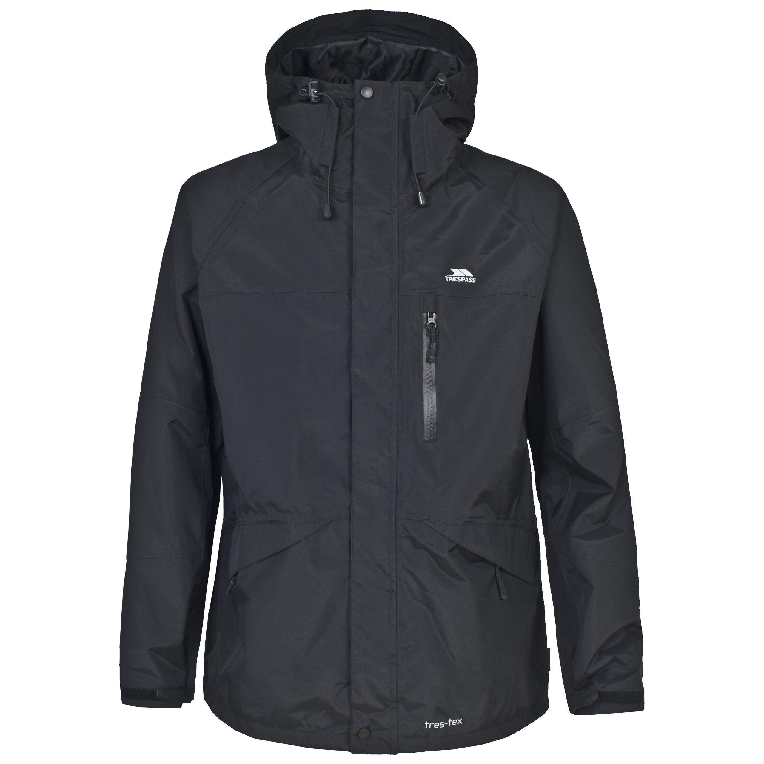 Image of Corvo Jacke Mit Kapuze, Wasserabweisend Herren Schwarz XS