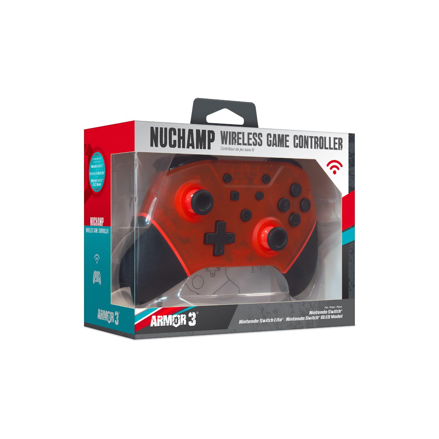Hyperkin  M07467-RR Gaming-Controller Schwarz, Rot Gamepad Digital Nintendo Switch, Nintendo Switch Lite 