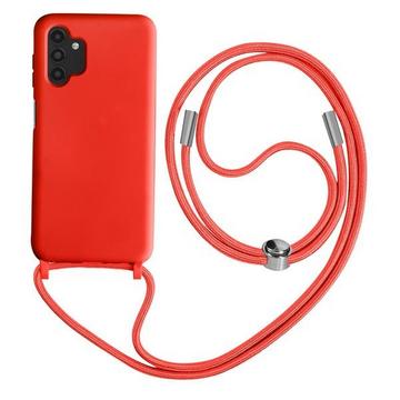 Cover Cordino Galaxy A13 4G Rossa