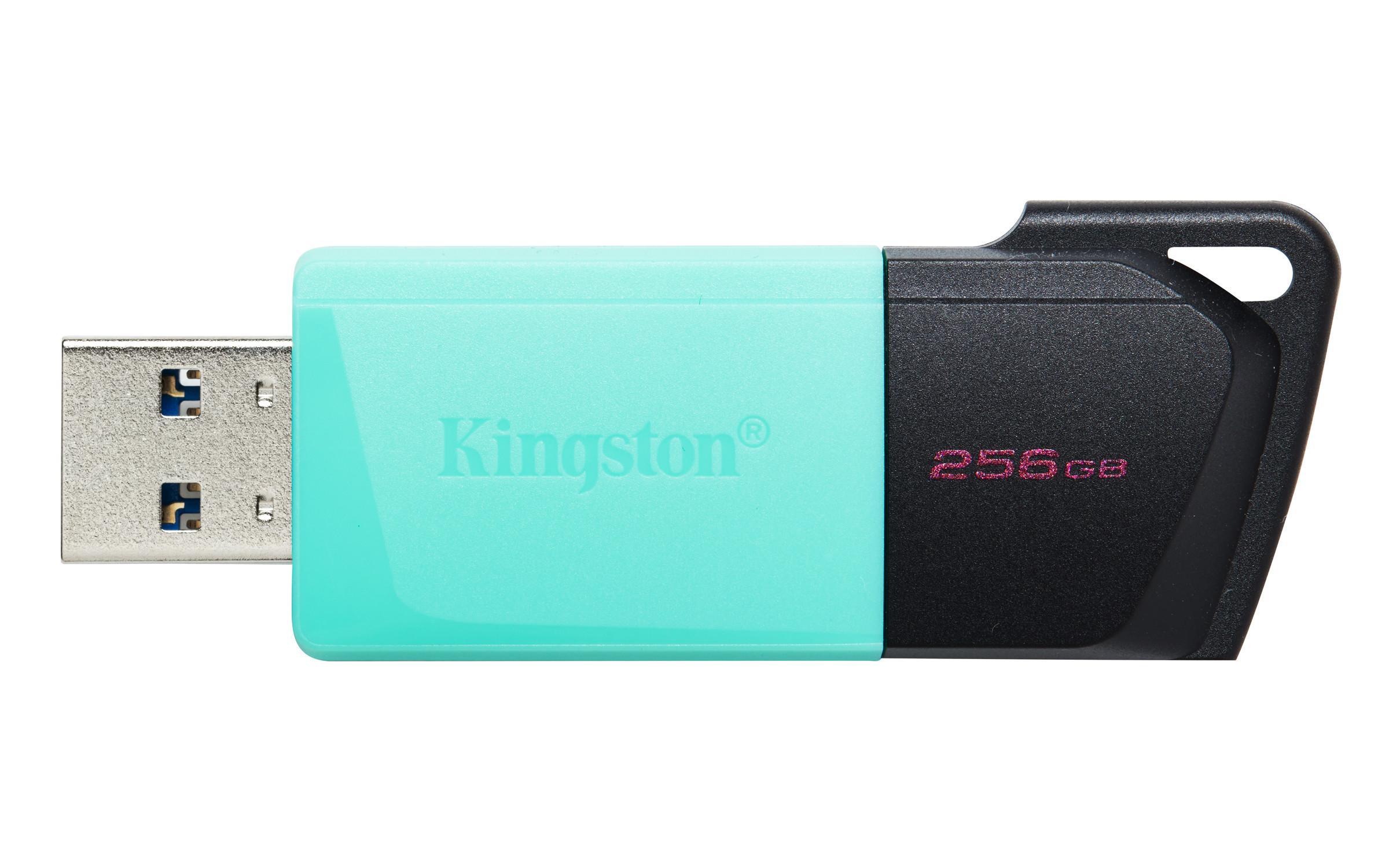 KINGSTON TECHNOLOGY  Kingston Technology DataTraveler 256GB USB3.2 Gen1 Exodia M (Noir + Turquoise) 