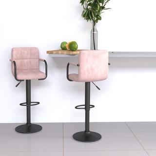 VidaXL Tabouret de bar velours  