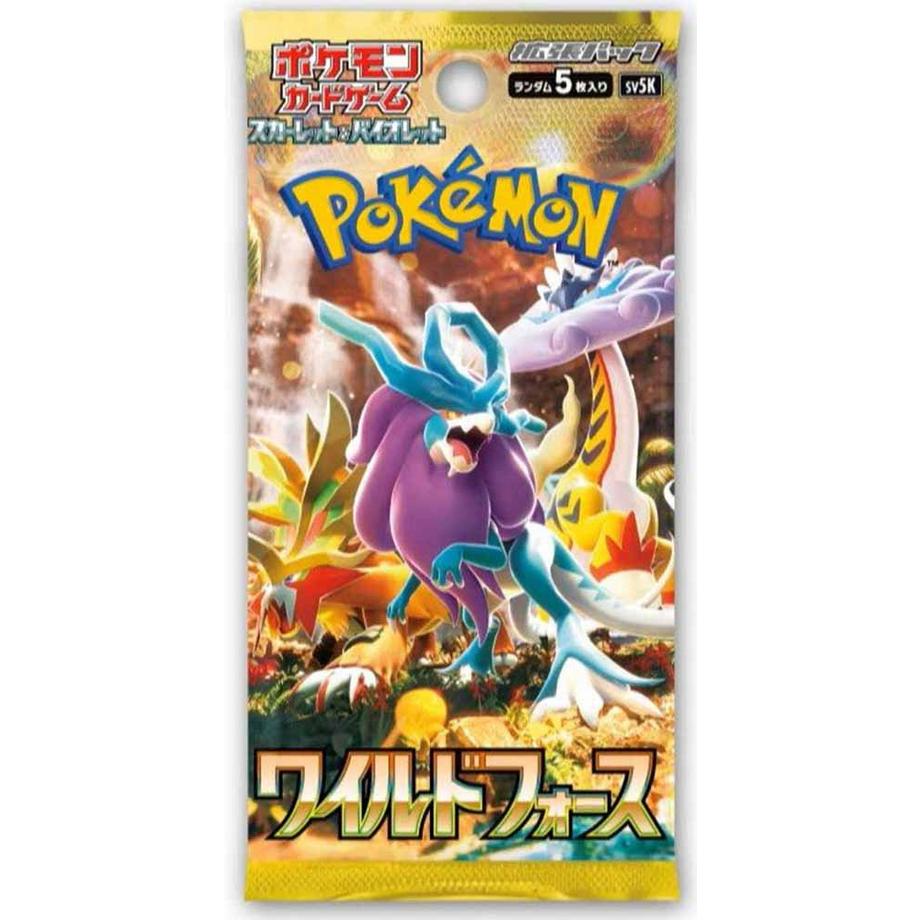 Pokemon  Scarlet & Violet Wild Force (sv5K) Booster Display - JPN 