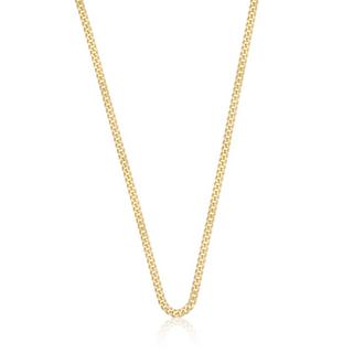 MUAU Schmuck  Collier Panzer Gelbgold 750, 2.6mm, 60cm 