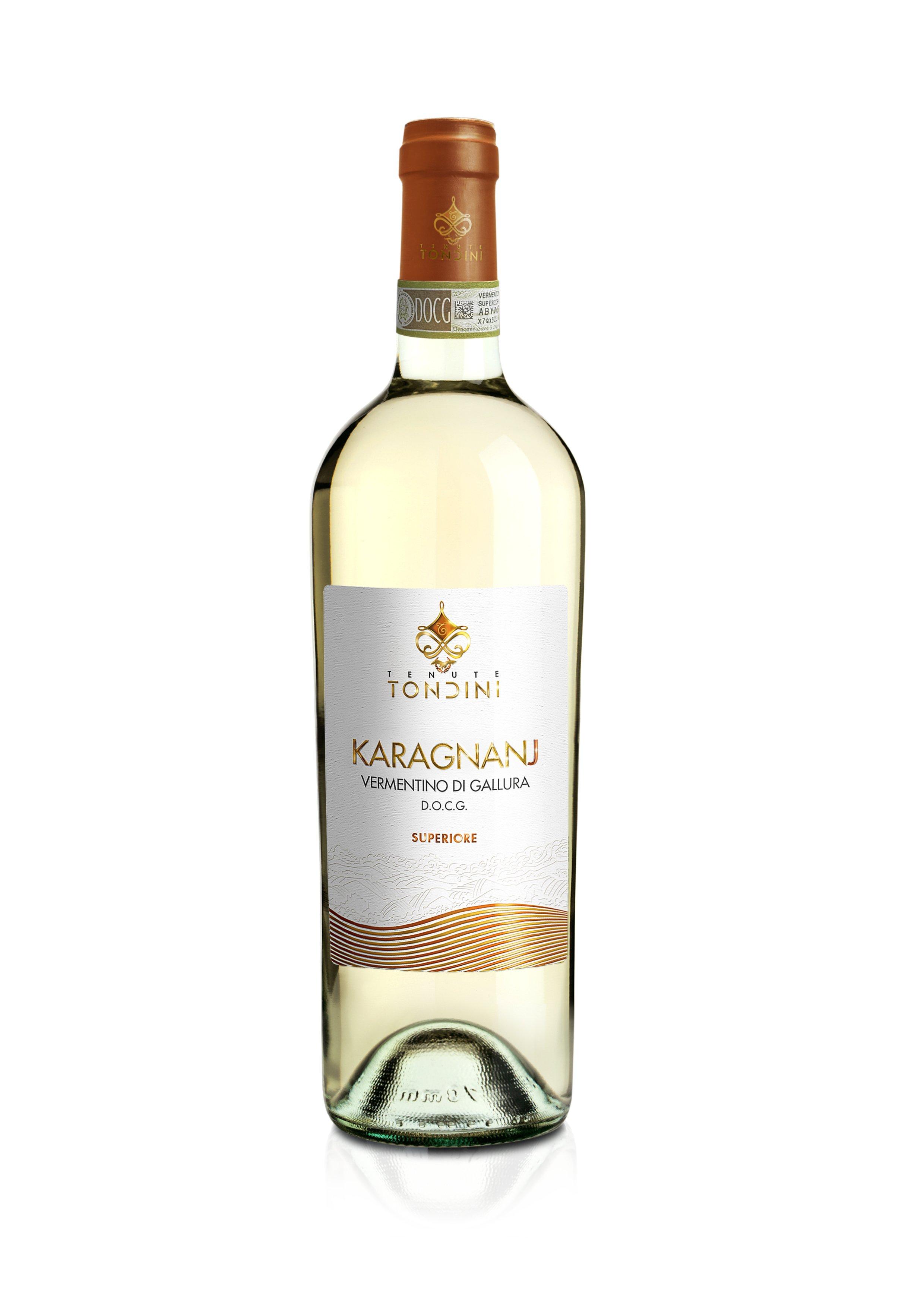 TONDEO Karagnanj Superiore, Vermentino di Sardegna DOP  