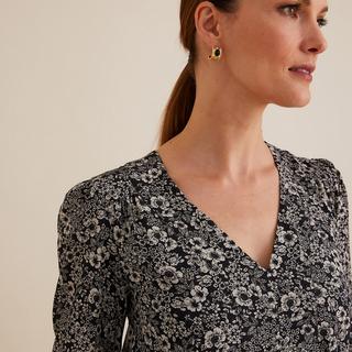 La Redoute Collections  Ausgestelltes Kleid mit Blumenmuster 