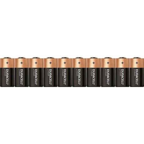 DURACELL  Pile lithium Ultra CR 123 A, lot de 10 