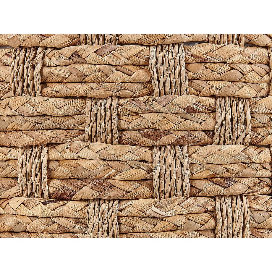 Beliani Pouf en Herbier marin Boho BASSLET  