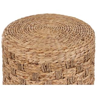 Beliani Pouf en Herbier marin Boho BASSLET  