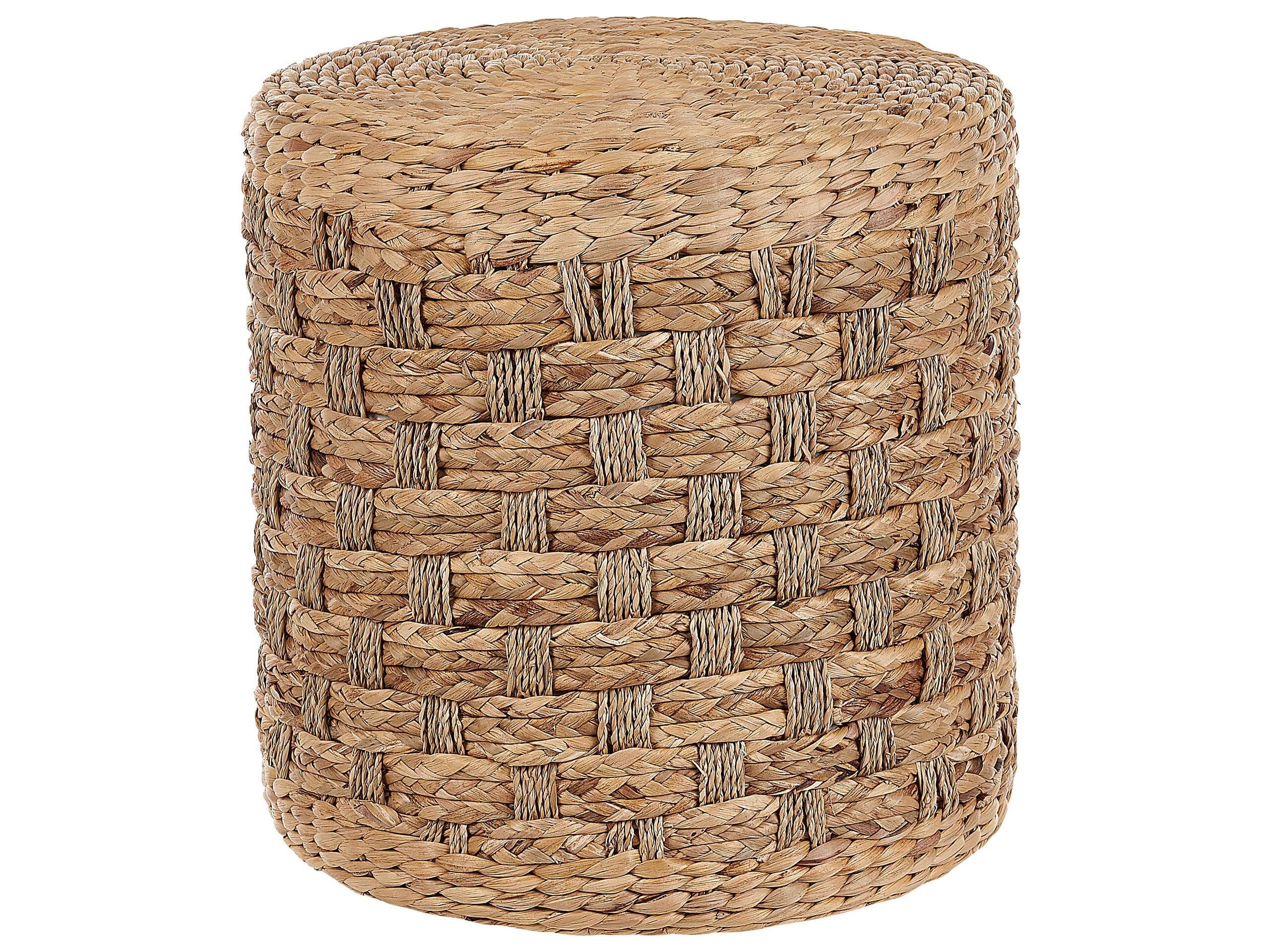 Beliani Pouf en Alghe marine Boho BASSLET  