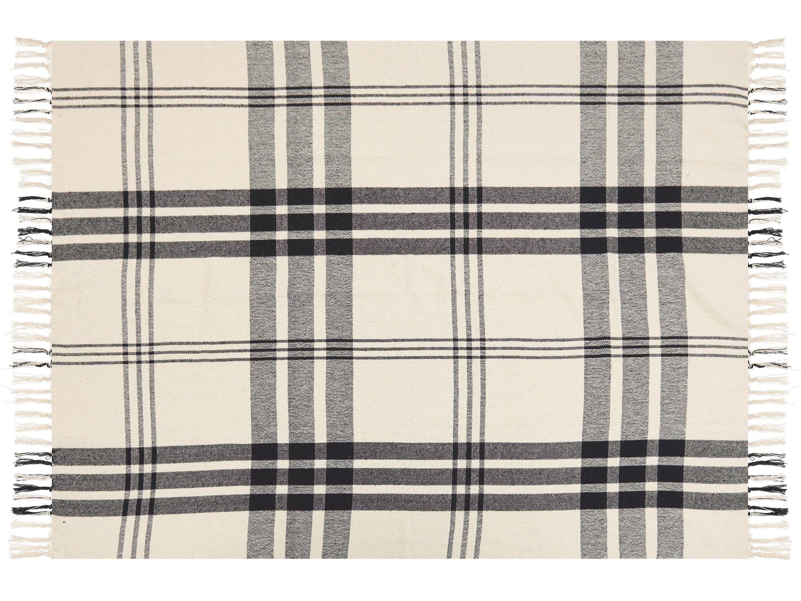 Beliani Yuvali Coperta in Cotone Boho  