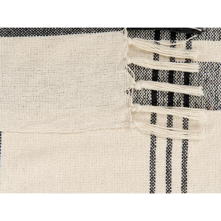 Beliani Yuvali Couverture en Coton Boho  