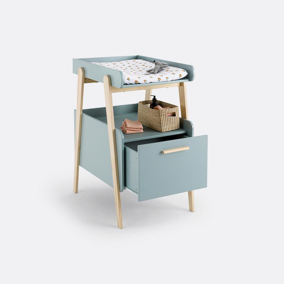 La Redoute Intérieurs  Wickeltisch Oreade mit Schublade 