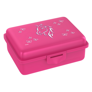 Fizzii Lunchbox mit Trennfach pink, Pferd