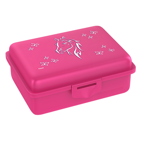 fizzy Fizzii Lunchbox mit Trennfach pink, Pferd  