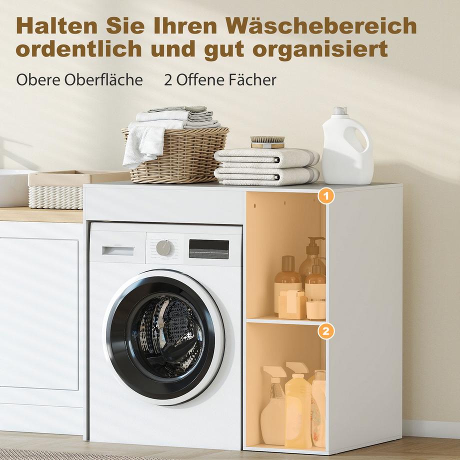 HOMCOM meuble pour lave-linge  