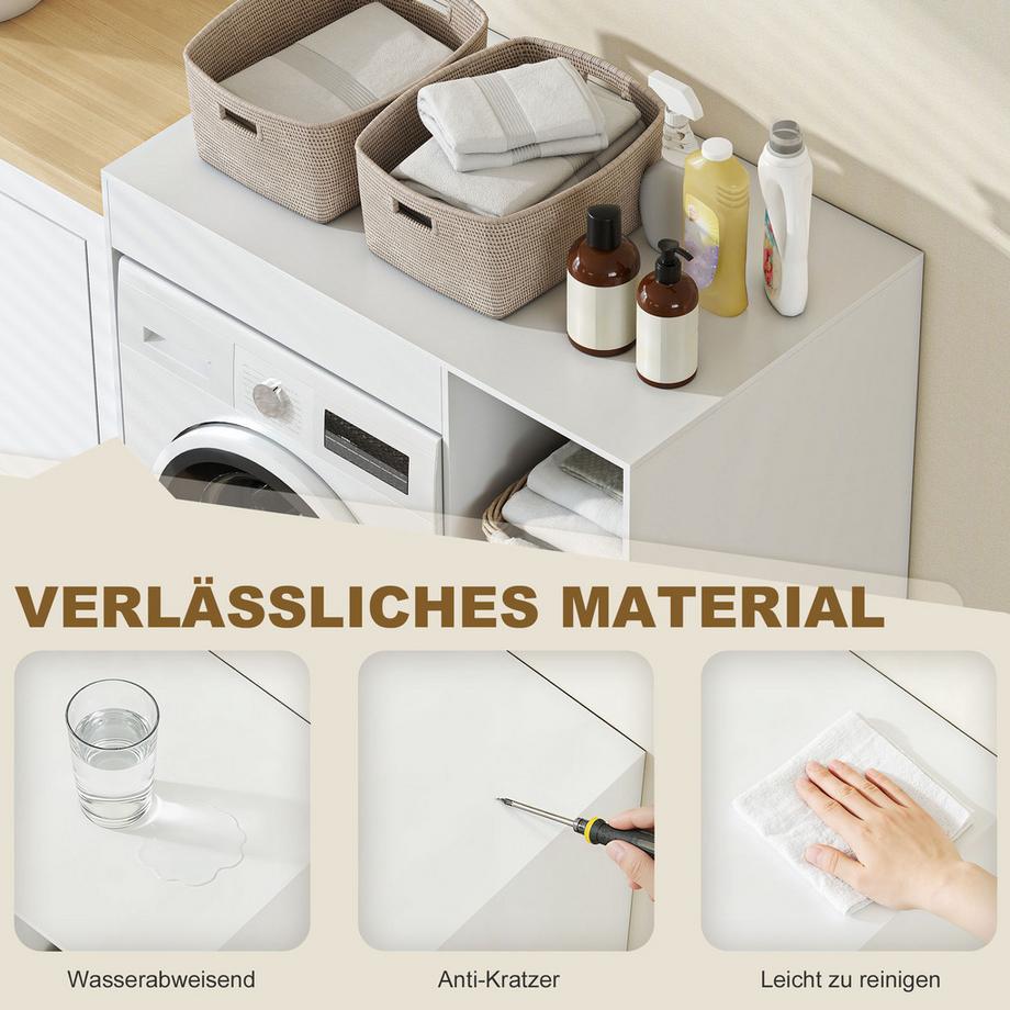 HOMCOM meuble pour lave-linge  