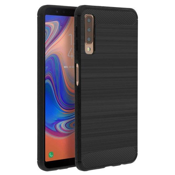 Avizar  Coque Noir / Carbone Galaxy A7 2018 