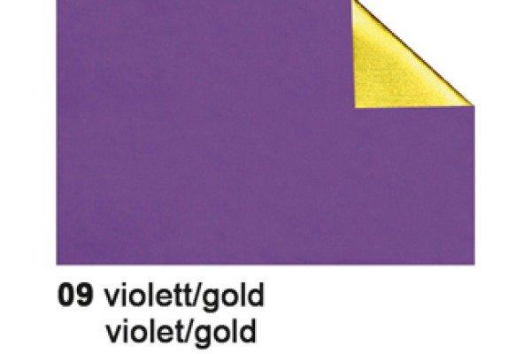 Image of URSUS Bastelfolie Alu 50x80cm 4442109 90g, violett/gold URSUS Bastelfolie Alu 50x80cm 4442109 90g, violett/gold