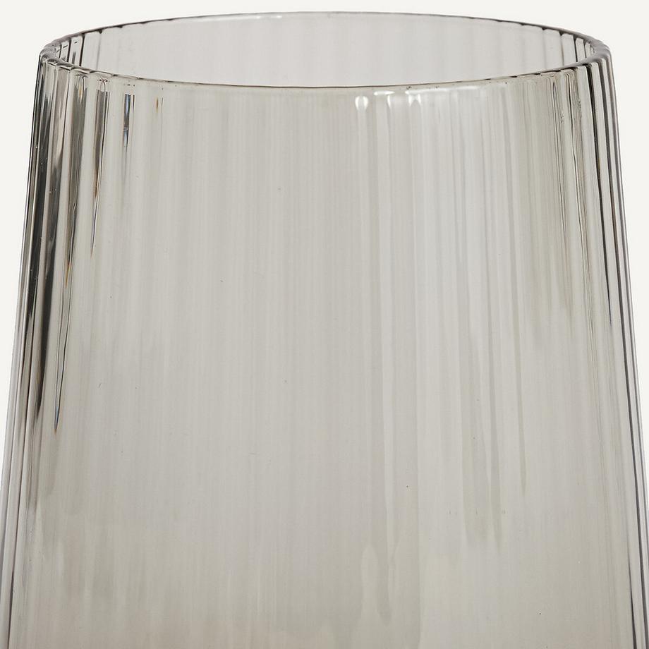 AM.PM Lot de 6 verres à eau striés  