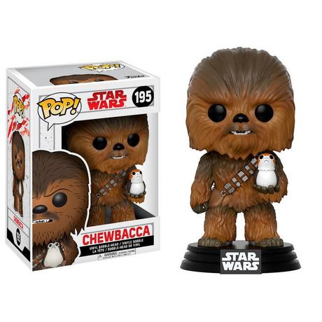 Funko  Figurine POP Star Wars Chewbacca avec Porg 