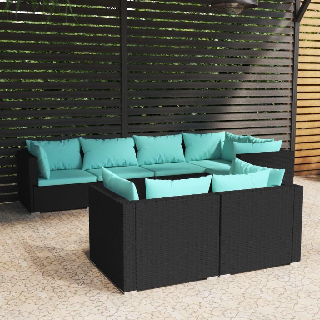 VidaXL Garten lounge set poly-rattan  