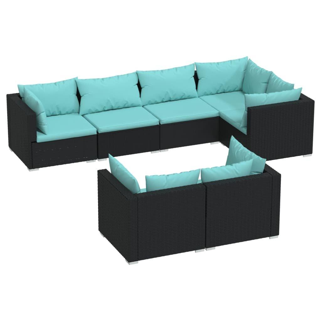 VidaXL Garten lounge set poly-rattan  