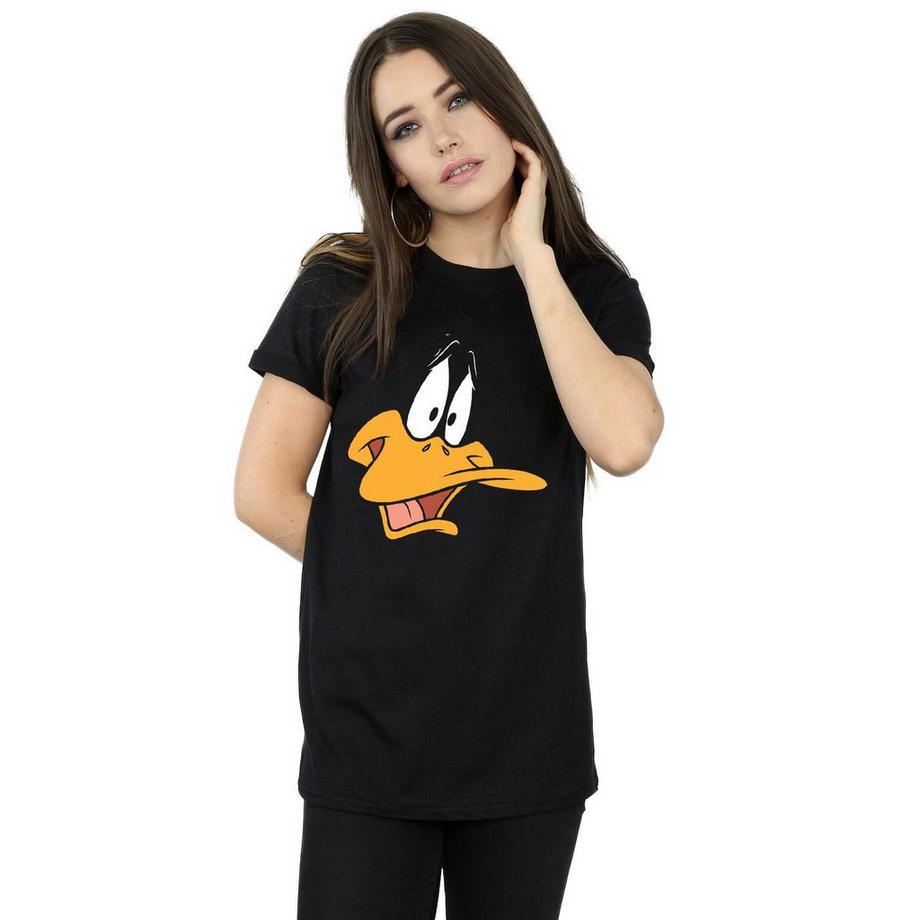 LOONEY TUNES Daffy Duck Face T-Shirt  