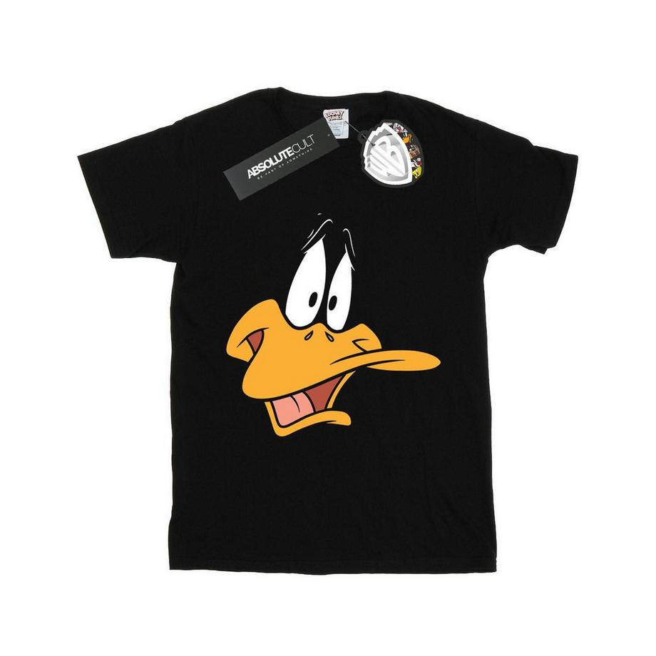 LOONEY TUNES Daffy Duck Face T-Shirt  