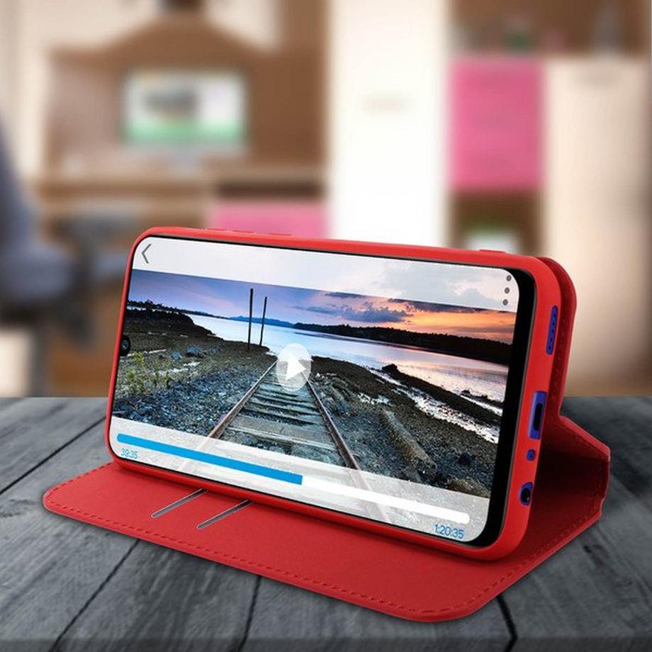 Avizar  Custodia Flip Huawei P Smart 2019 Rosso 