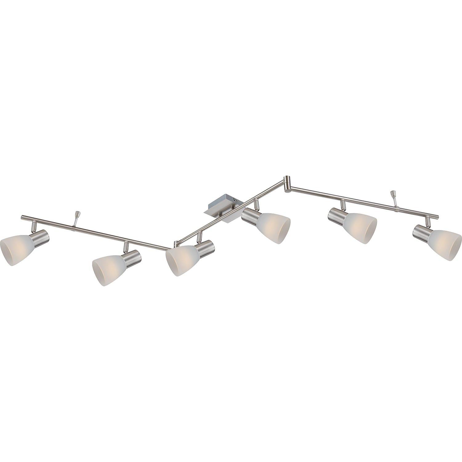 Image of LED Deckenleuchte nickel matt 6xE14 LED LED Deckenleuchte nickel matt 6xE14 LED