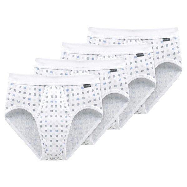 Image of 4er Pack Cotton Essentials Feinripp - Sportslip Herren Weiss 3XL