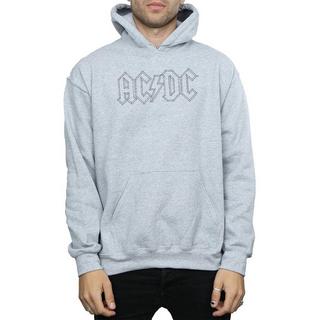 AC/DC  Sweat à capuche à logo Outline noir 