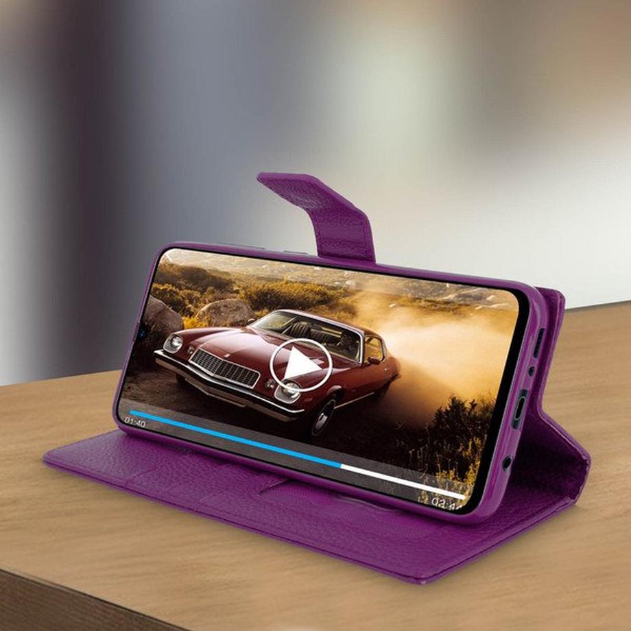 Avizar  Flip Bookcover Galaxy A70 Violett 