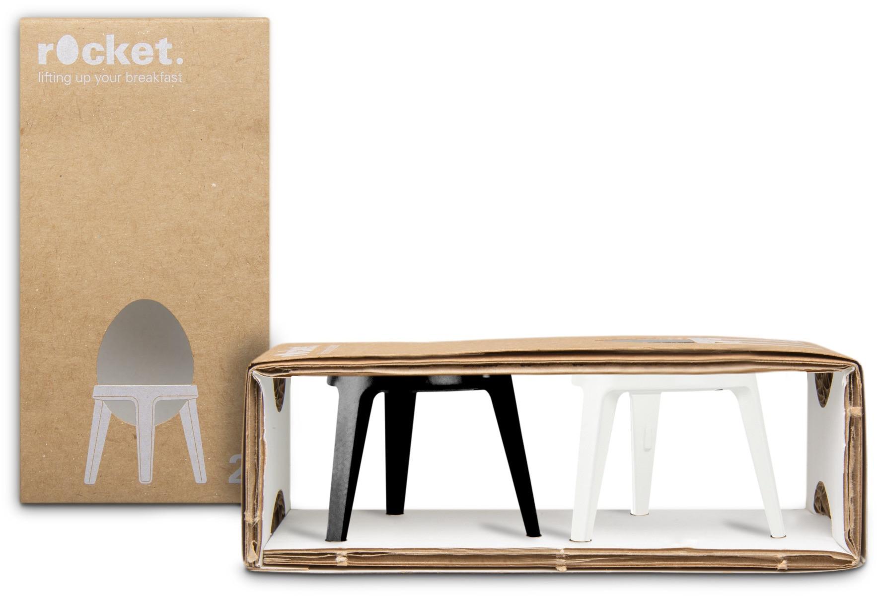 Image of Eierbecher 2er-Set Schwarz & Weiss Eierbecher 2er-Set Schwarz & Weiss