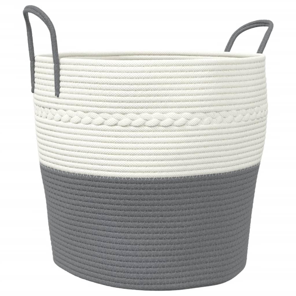 VidaXL Panier de rangement coton  