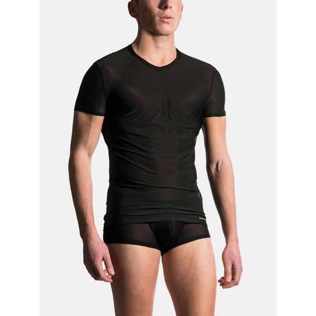 Manstore  T-shirt col V M101 