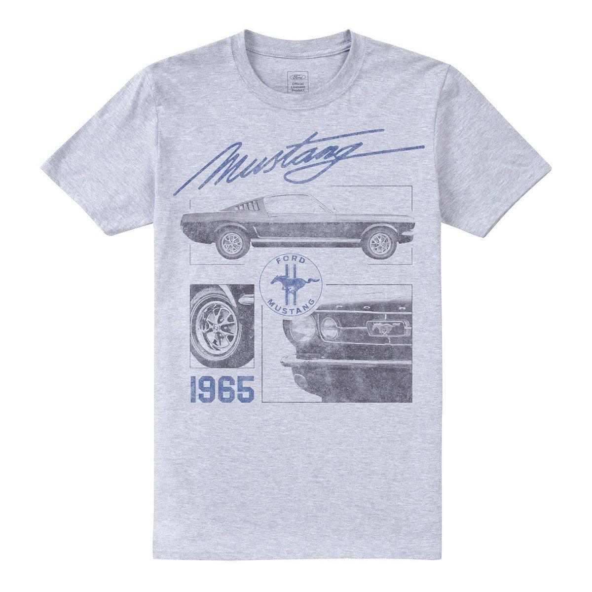 Image of Mustang 1965 Tshirt Herren Grau M