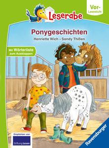 Ponygeschichten - Leserabe ab Vorschule - Erstlesebuch für Kinder ab 5 Jahren Wich, Henriette; Thißen, Sandy (Illustrationen) Gebundene Ausgabe 