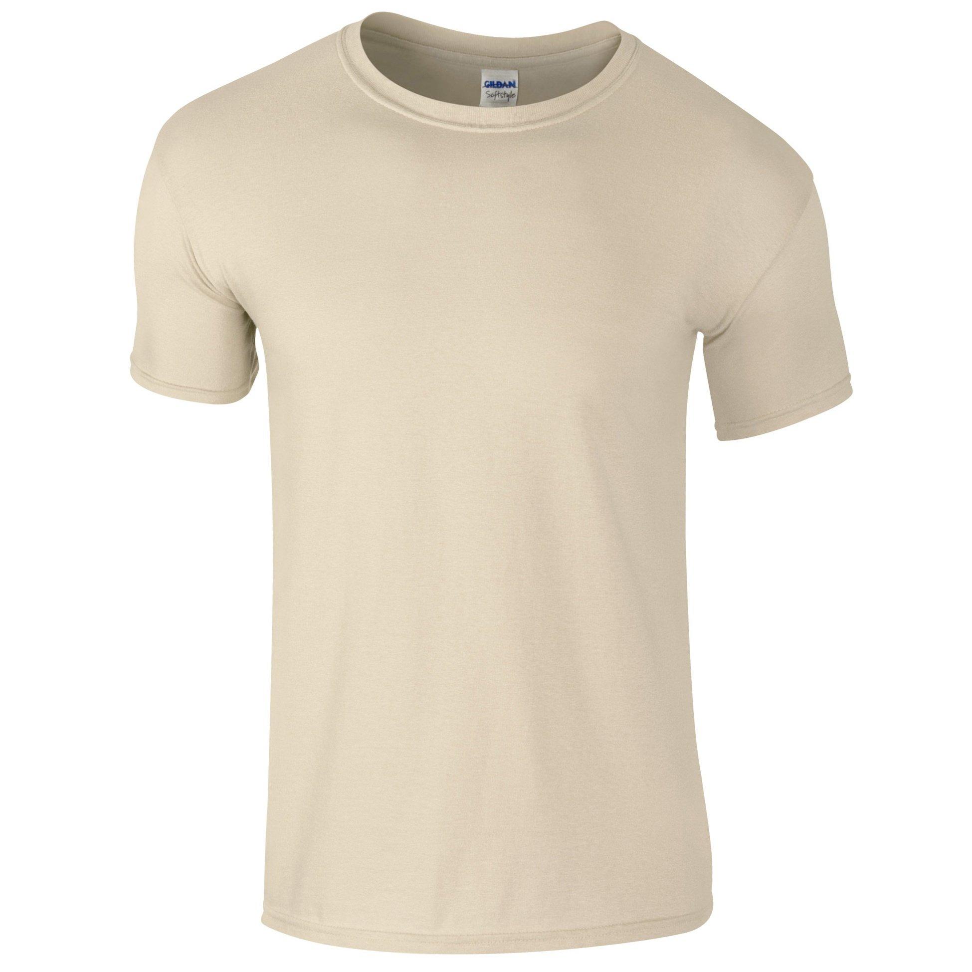 Image of Softstyle Tshirt, Kurzarm, Rundhalsausschnitt Herren Sand M