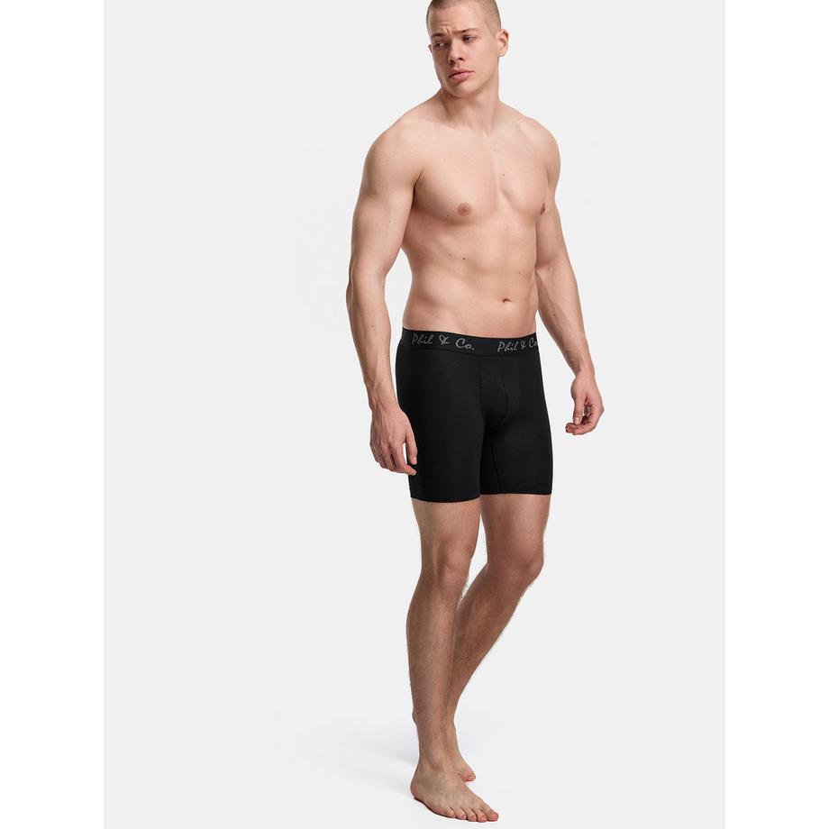 Phil & Co. Berlin Caleçon Long Boxer Rétro  