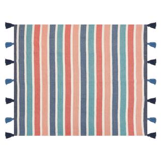 Beliani Coperta Moderna A Strisce Poliestere SENBUK  