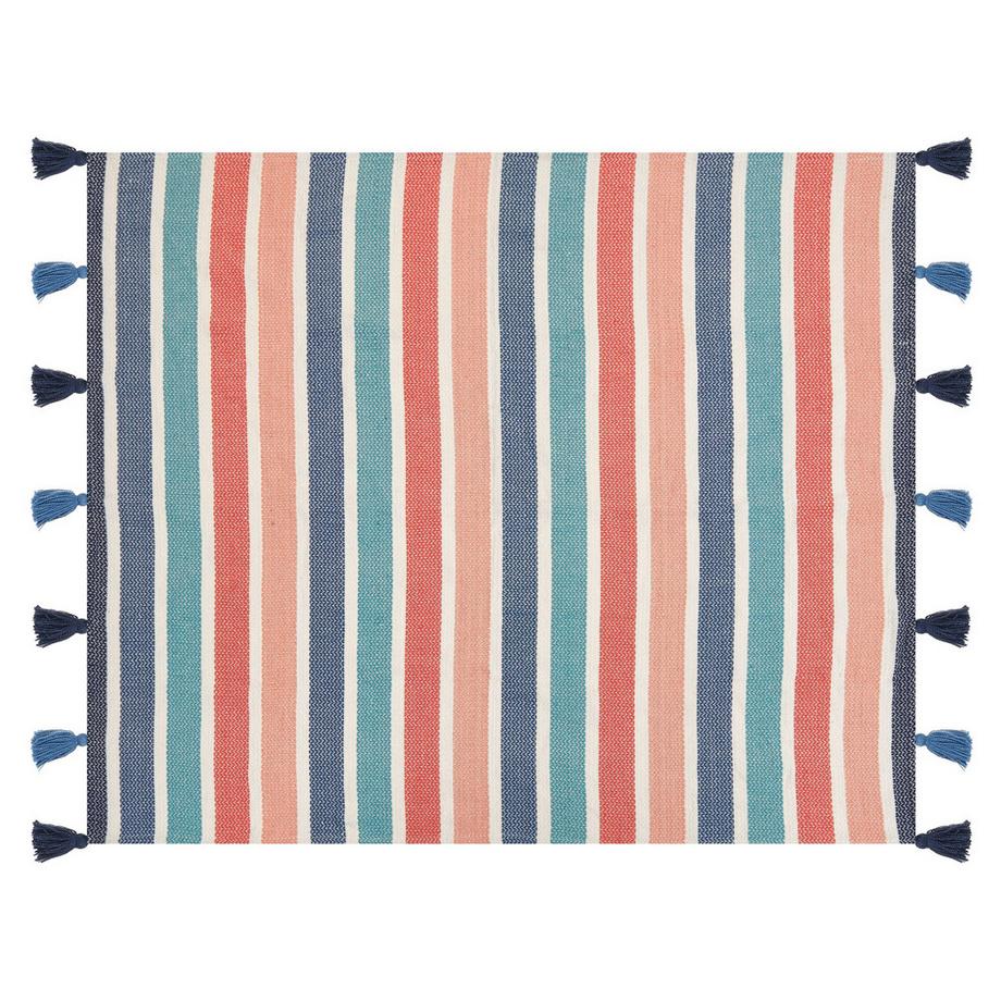 Beliani Couverture rayée moderne SENBUK  