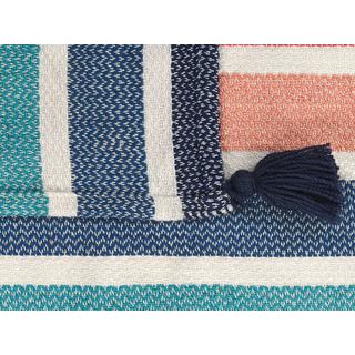 Beliani Coperta Moderna A Strisce Poliestere SENBUK  