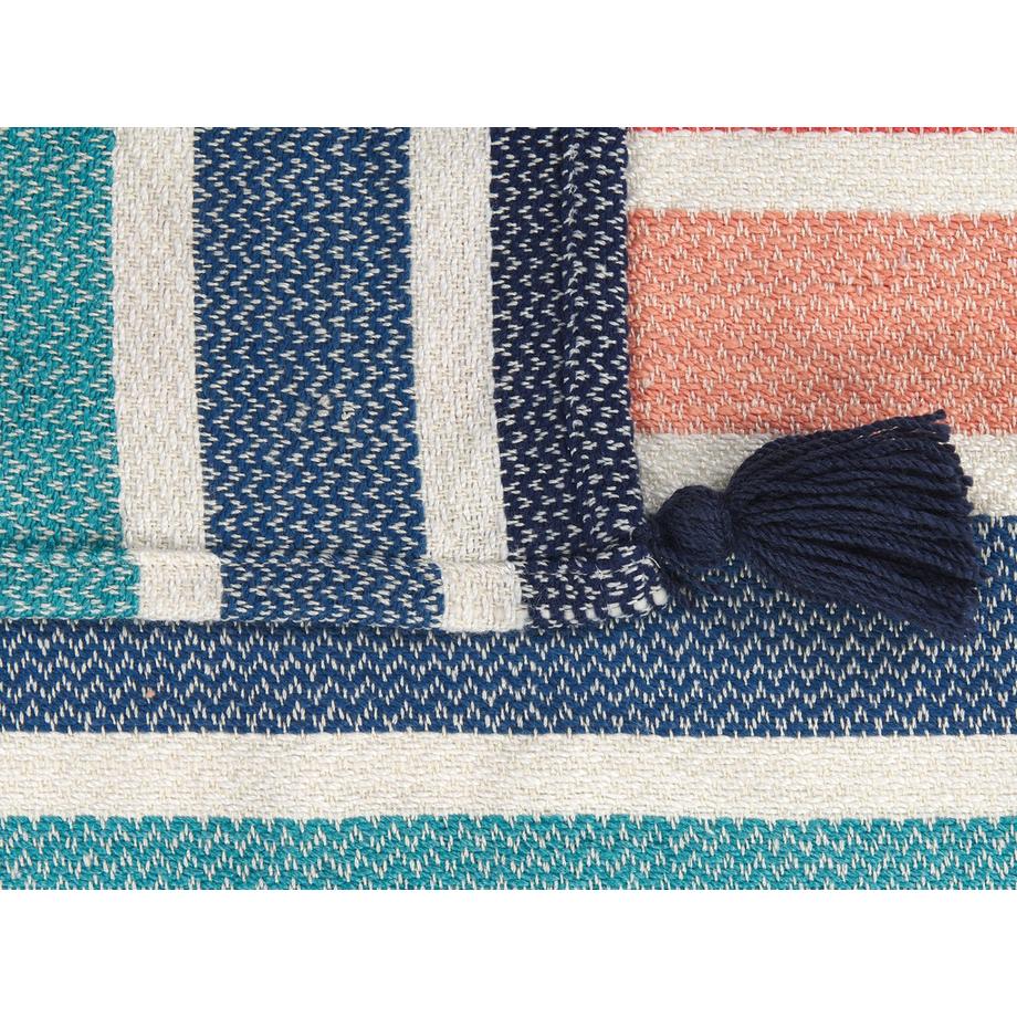 Beliani Couverture rayée moderne SENBUK  