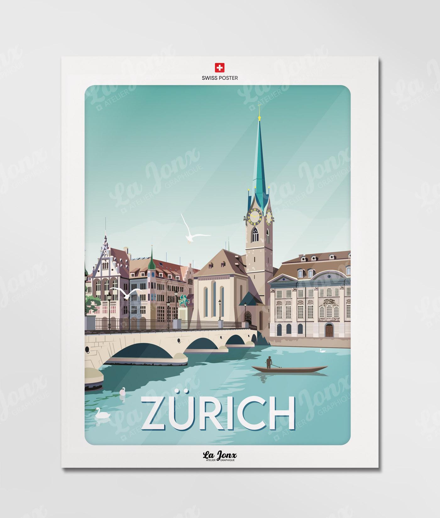 La-Jonx Zürich Fraumünster - Poster  